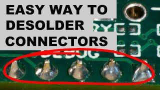 102 How to desolder or unsolder components using solder wick and vacuum tools [upl. by Nelav628]