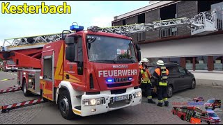 Mehrere Einsätze Große Abschlussübung der Feuerwehr Kelsterbach [upl. by Flanagan]