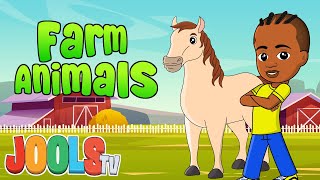 The Farm Animals Song  Learning about Animals with Jools TV  Nursery Rhymes  Hip Hop For Kids [upl. by Alaric]