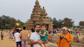 Mahabalipuram Beach Me Shore Temple ki Jankari Lete hue Bharmad [upl. by Ennaeiluj348]