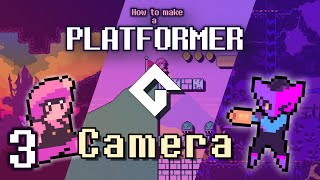 Make a Platformer in GameMaker Part 3 Smooth Camera [upl. by Ecirum]