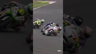 Incredible fourway LAST LAP BATTLE in STK600  2015 WorldSBK [upl. by Eileme]