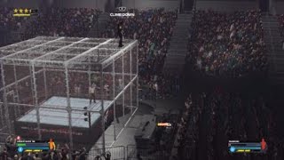 OMG TAKER THREW MANKIND OFF THE CELL  1998 KING OF THE RING REIMAGINED  WWE2K24 [upl. by Naashar]