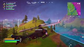 Fortnite Battle Royale Remix chopper gameplay [upl. by Sydalg983]