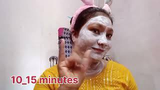 DTAN face pack cleanerDiwali special face pack its home🏠skincareanitaraj7273 [upl. by Anilehcim]