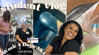 Esthetician School Student Vlog 2024 Week 4 Days 3 amp 4 Ogle School TouchedByTyHairCo [upl. by Arded]