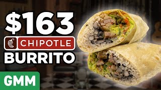 163 Chipotle Burrito Taste Test  FANCY FAST FOOD [upl. by Ree]