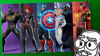 TBSkyen reacts to Marvel Rivals character design part 1 [upl. by Aitnic]