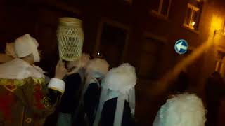 Carnaval de Gerpinnes 2018 34 Cortège du soir avec la musique et les oranges [upl. by Imaon]