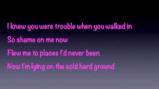 Taylor Swift Knew you were trouble Lyrics [upl. by Krystle857]