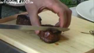 Rinderfilet medium vom Grill [upl. by Imot724]