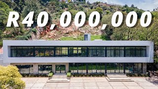 Inside a R40000000 CONTEMPORARY MASTERPIECE in Houghton Estate [upl. by Alyehc664]