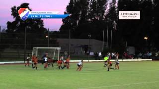 La Salle 2 vs CRAI 1  Final  Copa de Honor 2014 220314 [upl. by Yrakcaz172]