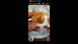 Cassies💞Channel is live SALTED DUCK EGGS CRACKING PEELING YUMMY TRENDING VIRALVIDEO DUCKEGGS [upl. by Dill]