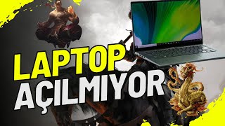 Laptop açılıyor ama ekran gelmiyor siyah ekran sorunu Notebook siyah ekran Laptop şoklama [upl. by Faina]