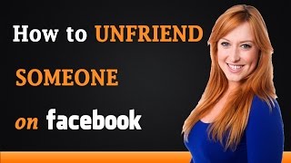 How to Unfriend Someone on Facebook [upl. by Letnoj37]