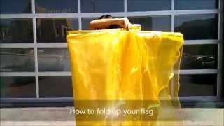 Worship Flag Dance How to HOLD STORE and TRANSPORT your CALLED TO FLAG Banners ft Claire [upl. by Neyu]