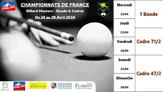 Championnat de France Masters  Cadre 472  Billard 2  Double KO [upl. by Steep683]