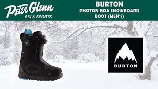 Burton Photon Boa Snowboard Boot Mens  W2122 Product Review [upl. by Debbi]