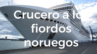 Crucero fiordos de Noruega  MSC Poesia por Jose LuisTagarro DisfrutoViajando [upl. by Armin]