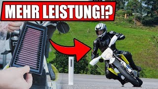 MEHR LEISTUNG amp LAUTER HUSQVARNA 701 SUPERMOTO TUNING [upl. by Johns82]