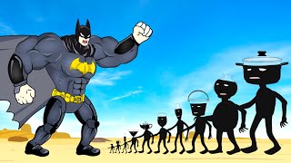 Evolution Of BATMAN Vs Evolution Of MONSTER RADIATION  Returning From The Dead SECRET  FUNNY [upl. by Suivat]