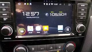 📈Nissan Qashqai 2015 J11  ANDROID MODEL BONROAD radio extended review [upl. by Annahgiel412]