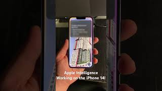 Apple Intelligence Working on the iPhone 14 Unsupported Devices  appleintelligence ios iphone [upl. by Enimasaj]