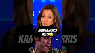 Kamala Harris Speech ACE VENTURA Edit🙂 shorts kamalaharris aceventura [upl. by Tiemroth]