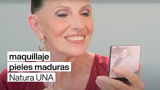 Maquillaje intenso para pieles maduras  Natura UNA [upl. by Anauqes]