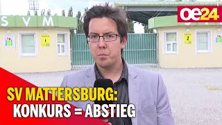 SV Mattersburg droht bei Konkurs der Abstieg [upl. by Norty452]