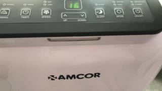 Amcor AC12 Portable Air Conditioning Running Sound [upl. by Aramois]