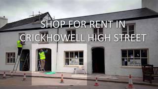 SHOP FOR RENT IN CRICKHOWELL HIGH STREET [upl. by Acnayb236]