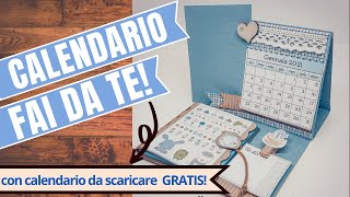 COME FARE UN CALENDARIO FAI DA TE  VIDEOTUTORIAL PASSO PASSO [upl. by Roel168]