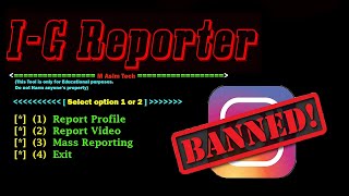 Latest Instagram Reporting Tool for Termux [upl. by Dobbins]