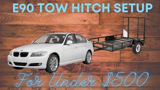 BMW E90 Sedan Tow Hitch Setup [upl. by Stichter264]