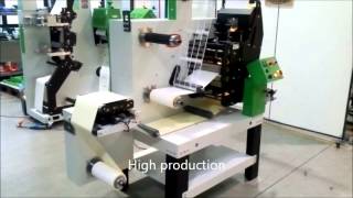 MMP250 Flexographic printer for making labels [upl. by Nowell]