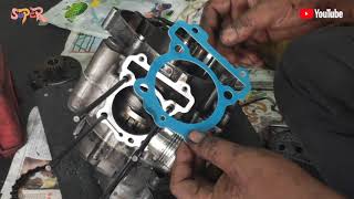 OVERHAUL  lagenda Fi 115ZR  fuelinjection  tukar rod amp rod bearing [upl. by Edea]