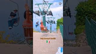 Anacapri Chairlift in Capri Island Italy travel shorts trending [upl. by Eibmab]