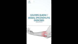 Exercises to Reduce Golfers Elbow Medial Epicondylitis Pain [upl. by Anna]