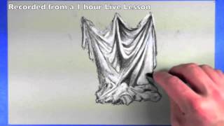 Drawing Drapery  How to Draw Cloth [upl. by Fechter690]