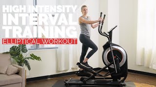 30 Minute Heart Pumping Elliptical HIIT Workout [upl. by Dviad]