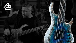 A2 Multiscale Bass Tone Demo  Brandon Giffin  Kiesel Guitars [upl. by Colvin]