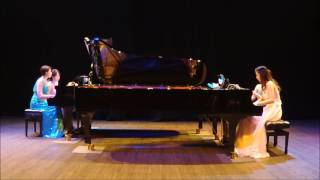 Dukas Sorcerers Apprentice 2 pianos 8 hands  Malaysian Piano Quartet [upl. by Jeniece]