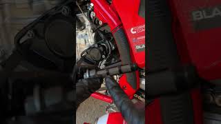 Full Oil Change video on my channel dirtbike motocross oil shorts [upl. by Ecinad]