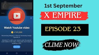 X Empire episode 23 new code X Empire 23 episode code Musk Empire youtube code episode 23xempire [upl. by Lenwood]