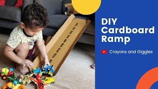 DIY Cardboard Ramp for Kids  Indoor games shorts [upl. by Susy]