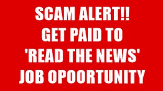 Get Paid To Read The News List of Scam Websites [upl. by Tada]