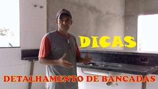 TUDO QUE VOCÊ PRECISA SABER SOBRE A BANCADA DA PIA DA COZINHA TEM NESSE VÍDEO AQUI [upl. by Koetke]