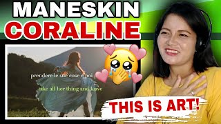 FILIPINA REACT TO Måneskin  CORALINE lyrics  SUB ENG  REACTION VIDEO [upl. by Nellir]